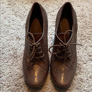 Gianni Bini Heeled Oxfords